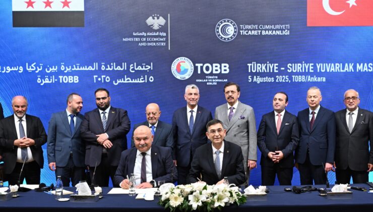 GAZİANTEP SANAYİ ODASI İLE HALEP SANAYİ ODASI ARASINDA İŞ BİRLİĞİ PROTOKOLÜ İMZALANDI