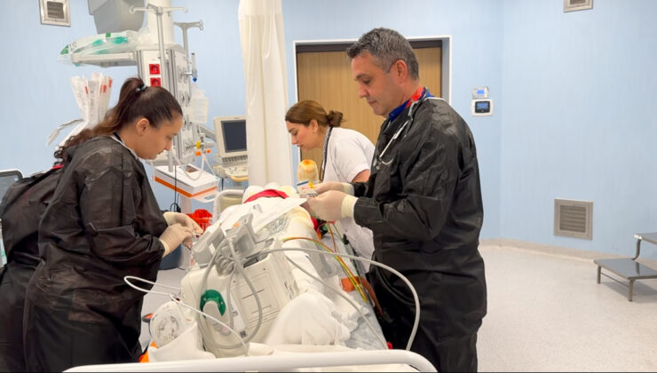 Gaziantep Şehir Hastanesi’nde Turkuaz Kod Tatbikatı Başarıyla Gerçekleştirildi