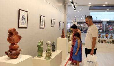 RESİM VE SERAMİK SANATÇISI MUHAMMET ALİYEV SANKO SANAT  GALERİSİNDE SERGİ AÇTI