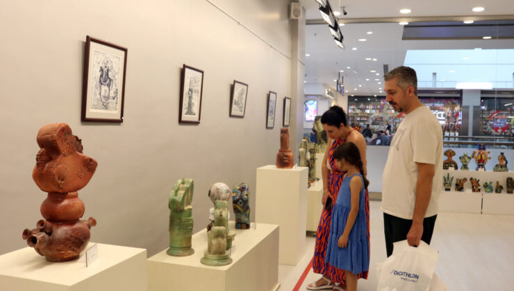 RESİM VE SERAMİK SANATÇISI MUHAMMET ALİYEV SANKO SANAT  GALERİSİNDE SERGİ AÇTI