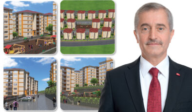 BAŞKAN TAHMAZOĞLU’NDAN KONUT MÜJDESİ  “FAİZ YOK, KREDİ YOK, ARA ÖDEME YOK, 10 YIL VADE”