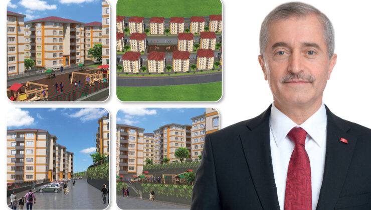 BAŞKAN TAHMAZOĞLU’NDAN KONUT MÜJDESİ  “FAİZ YOK, KREDİ YOK, ARA ÖDEME YOK, 10 YIL VADE”