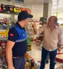 Hem suçlu hem güçlü! İtti, dükkandan kovdu, tehdit etti