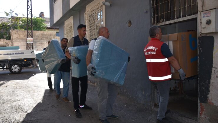 ŞAHİNBEY BELEDİYESİ’NDEN İHTİYAÇ SAHİBİ AİLEYE DESTEK