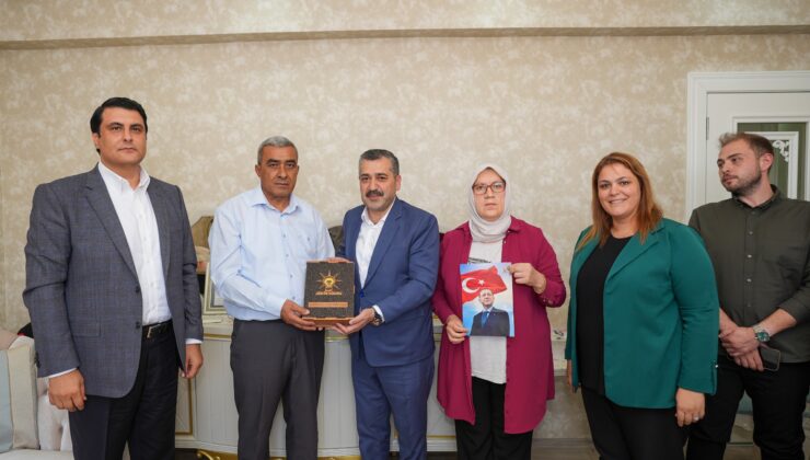 BAŞKAN YILMAZ  Gazi Adil Doğan ve Gazi Musa Boz’u evlerinde ziyareti.