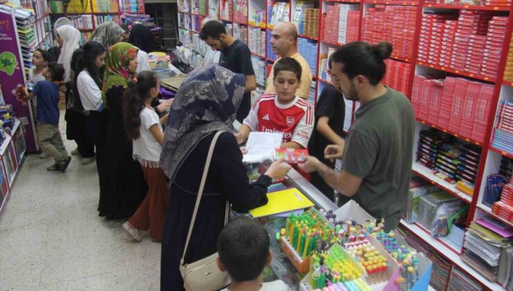 kırtasiyelerde okul alışverişi yoğunluğu başladı