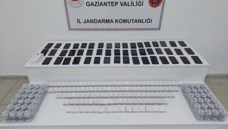 GAZİANTEP’TE 1.3 MİLYONLUK KAÇAK MALZEME ELE GEÇİRİLDİ