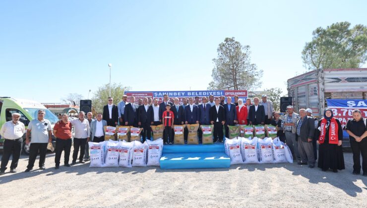 ŞAHİNBEY BELEDİYESİ ÇİFTÇİYE DESTEĞİNİ ARTIRARAK SÜRDÜRÜYOR