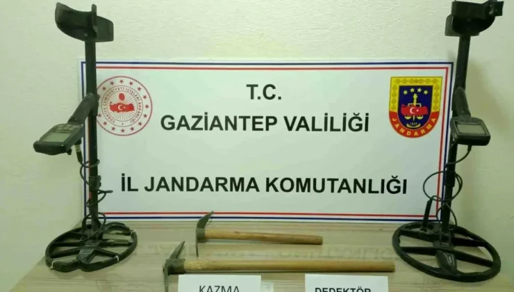 Gaziantep’te Kaçak Define Kazısı