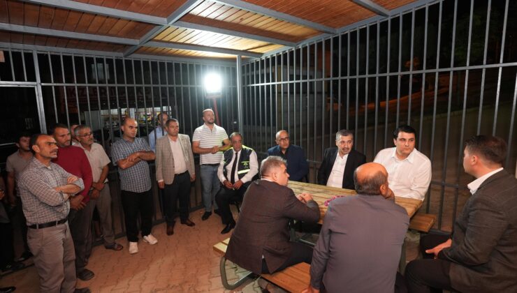 BAŞKAN YILMAZ’DAN SELİMİYE MAHALLESİ’NE GECE ZİYARETİ