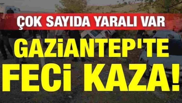 Gaziantep’te Kan Donduran Kaza: E-90 Karayolu Savaş Alanına Döndü! 6 Yaralı Var