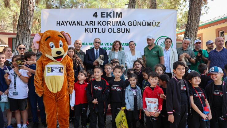 BÜYÜKŞEHİR, 4 EKİM DÜNYA HAYVANLARI KORUMA GÜNÜ’NÜ ÖĞRENCİLERLE KUTLADI