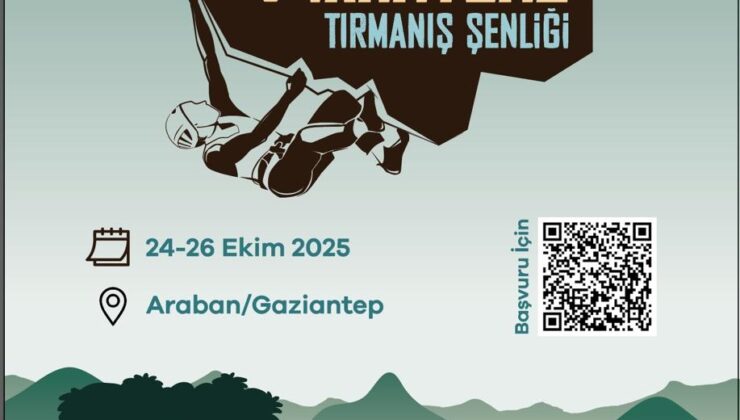 GAZİANTEP BÜYÜKŞEHİR 5’İNCİ KÖKLÜCE KANYONU TIRMANIŞ ŞENLİĞİ BAŞLIYOR