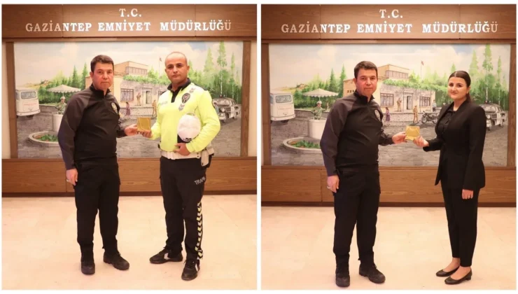 Gaziantep Emniyetinde başarılı personel ödüllendirildi…