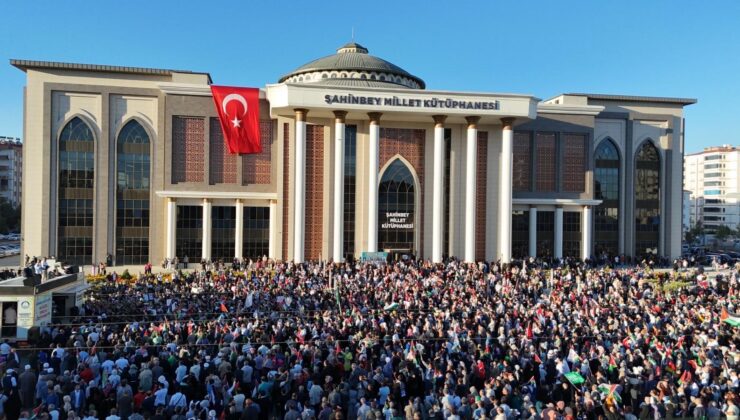 ŞAHİNBEY BELEDİYESİ’NDEN FİLİSTİN’E ANLAMLI DESTEK  YÜRÜYÜŞÜ