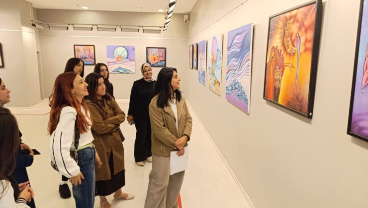 GAÜN GÜZEL SANATLAR FAKÜLTESİ ÖĞRENCİLERİNDEN SANKO SANAT GALERİSİNE ZİYARET