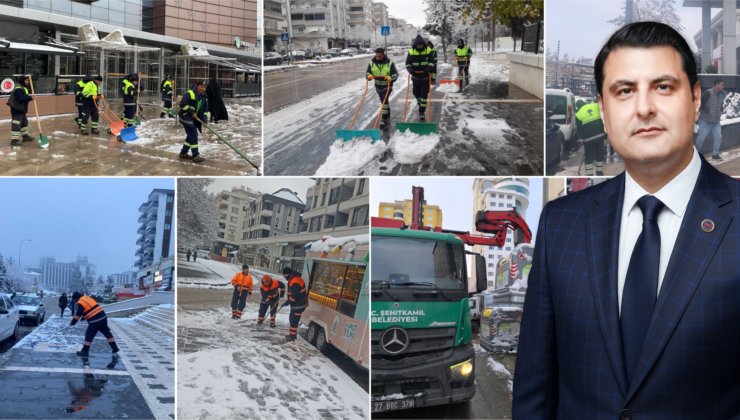 ŞEHİTKAMİL’DE KAR HAZIRLIKLARI TAMAMLANDI  ŞEHİTKAMİL BELEDİYESİ 750 PERSONEL, 120 ARAÇLA TEYAKKUZDA