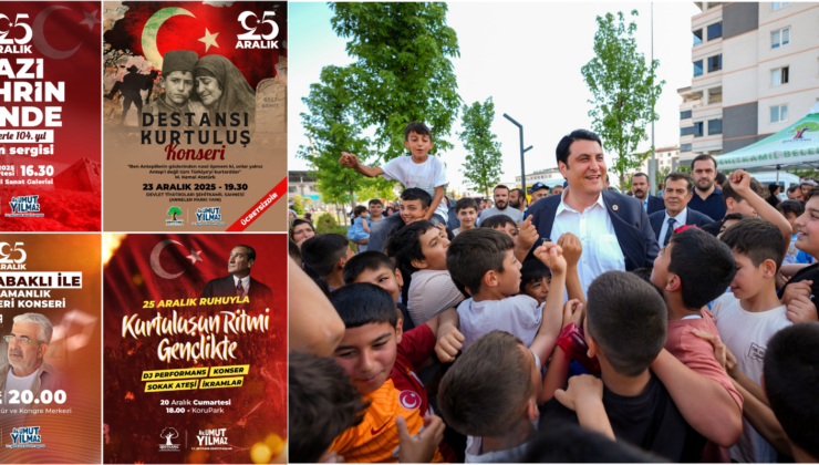 ŞEHİTKAMİL’DE 25 ARALIK COŞKUSU  KURTULUŞUN 104. YILINA ÖZEL ETKİNLİKLER DÜZENLENİYOR