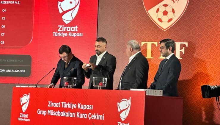 Ziraat Türkiye Kupası’nda guruplar belli oldu.
