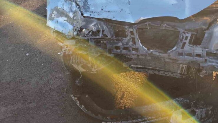 Otomobil ile kamyonet çarpıştı: 5 yaralı