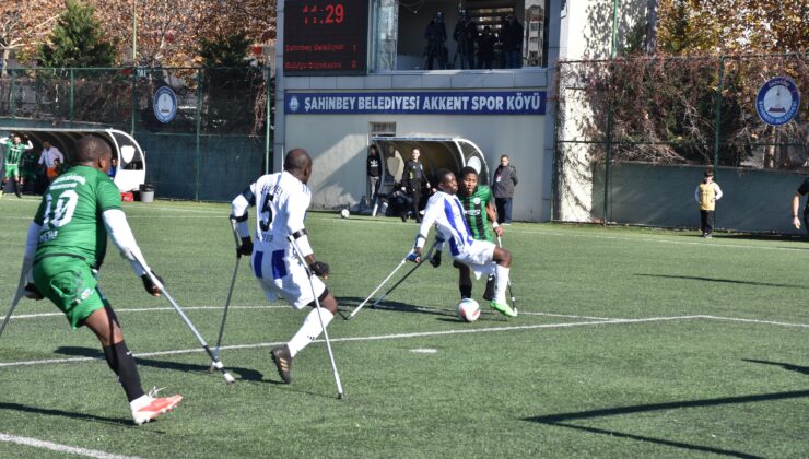 ŞAHİNBEY AMPUTE’DEN EVİNDE NET GALİBİYET 2-0