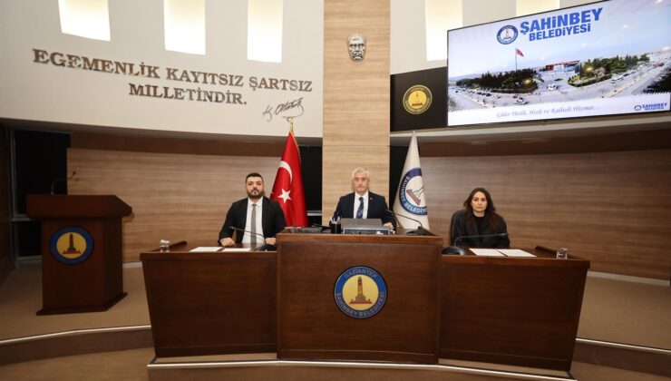 ŞAHİNBEY BELEDİYESİ ARALIK AYI MECLİS TOPLANTISI  YAPILDI