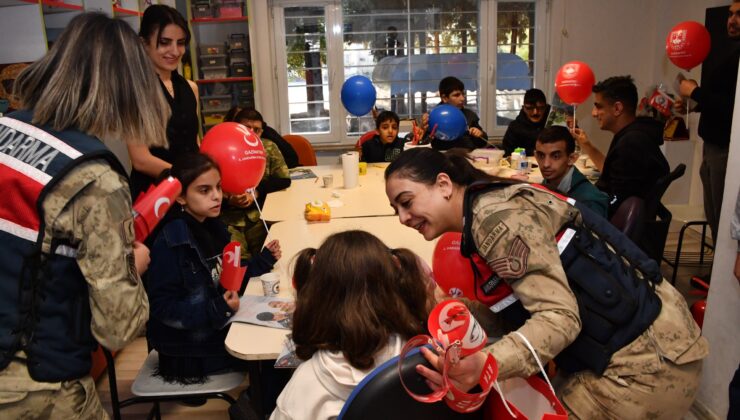 ENGELLİLER GÜNÜNDE JANDARMADAN ANLAMLI ZİYARET