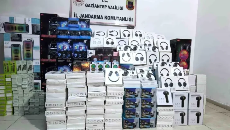 Gaziantep’te Kaçak Elektronik Eşya Operasyonu