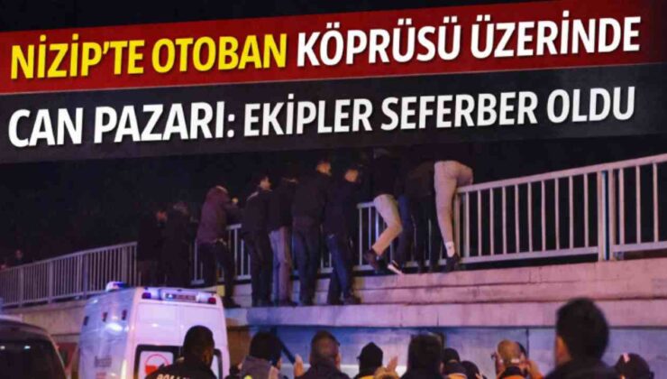 Nizip’te Otoban Köprüsü Üzerinde Can Pazarı: Ekipler Seferber Oldu