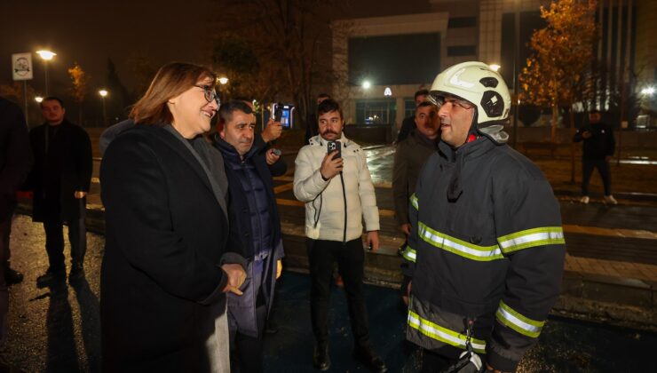 GAZİANTEP BÜYÜKŞEHİR, BEKLENEN YOĞUN YAĞIŞA KARŞI ÖNLEM ALDI