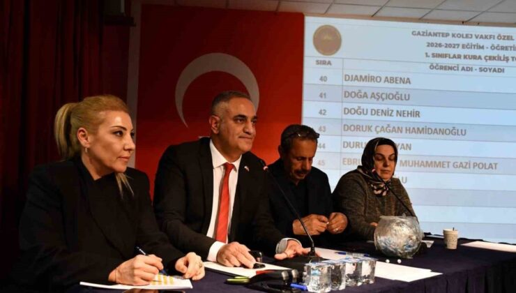 Gaziantep Kolej Vakfı’nda Noterli Kura İzdihama Döndü