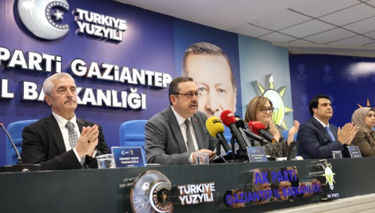 AK PARTİ GAZİANTEP TÜRKİYE ORTALAMASININ ÜZERİNDE BÜYÜDÜ