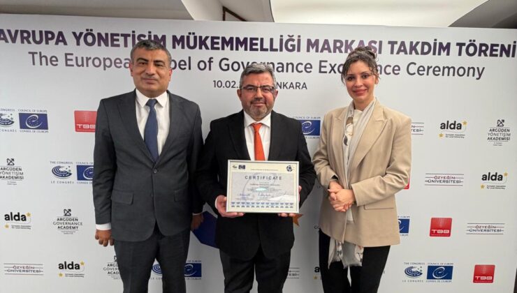 GAZİANTEP BÜYÜKŞEHİR’E AVRUPA’DAN YÖNETİŞİM ÖDÜLÜ!