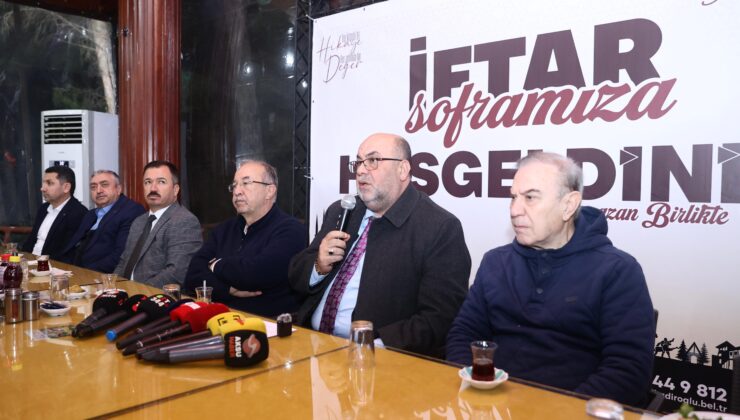 BAŞKAN AKPINAR, BASIN MENSUPLARIYLA İFTAR PROGRAMINDA BİR ARAYA GELDİ