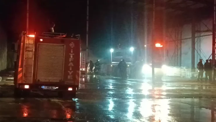 Gaziantep’te Makarna Fabrikasında Yangın