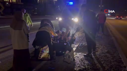 Beykent Kavşağında Feci Kaza! Otomobilin çarptığı kadın ağır yaralandı