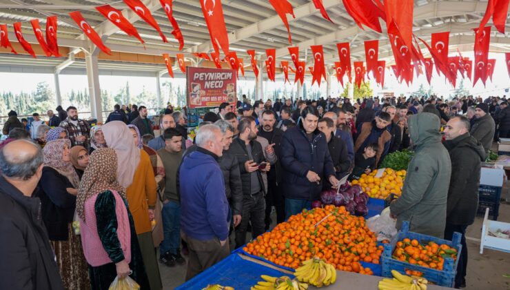 HACIBABA PAZAR YERİ AÇILDI