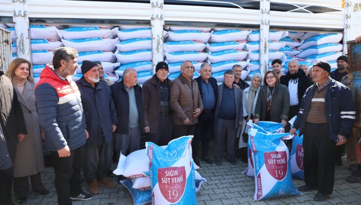 GAZİANTEP BÜYÜKŞEHİR’NDEN 1 MİLYON KİLOYU AŞAN YEM DESTEĞİ