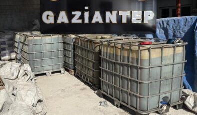 Gaziantep’te 7 bin litre gümrük kaçağı akaryakıt ele geçirildi