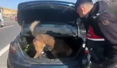 OTOYOLDA ARAÇ İÇERİSİNDE UYUŞTURUCU KULLANAN 3 ŞAHIS JANDARMAYA YAKALANDI