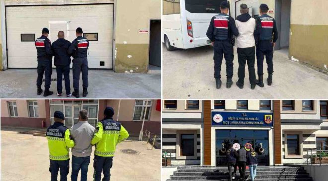 Gaziantep’te kesinleşmiş hapis cezasıyla aranan 4 şahıs yakalandı