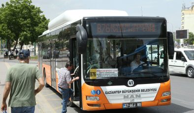 GAZİANTEP’TE 23 NİSAN’DA TOPLU TAŞIMA ÜCRETSİZ OLACAK