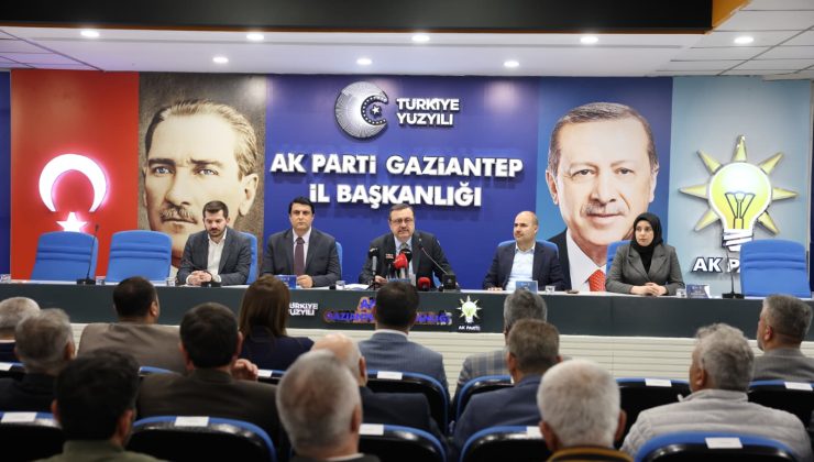 Akparti Gaziantep İl Başkanı Fedaioğlu   Basın Açıklamasında Bulundu
