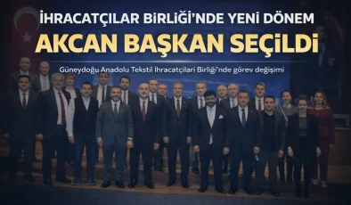 İhracatçılar Birliği’nin yeni başkanı Mete Akcan