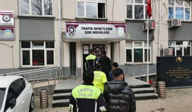 Gaziantep’te konvoy yapan sürücülere cezası kesildi