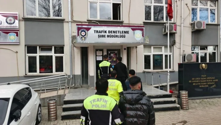 Gaziantep’te konvoy yapan sürücülere cezası kesildi