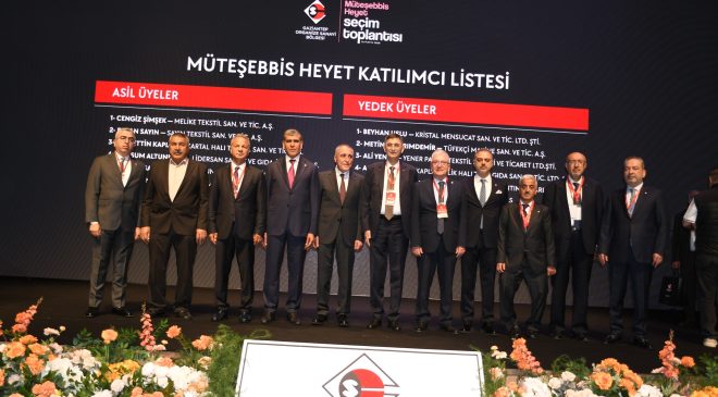 Cengiz Şimşek, oybirliği ile yeniden Gaziantep OSB Başkanı seçildi