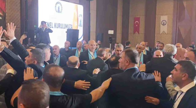 GESOB seçiminde kavga seçim salonu karıştı!