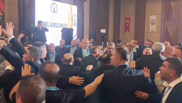 GESOB seçiminde kavga seçim salonu karıştı!