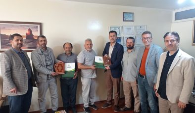 Hayrat Vakfından, Haber sitemize ziyaret
